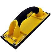 ALLWAY UHS Soft-Grip Heavy-Duty Hand Sander with Stainless Steel Clips