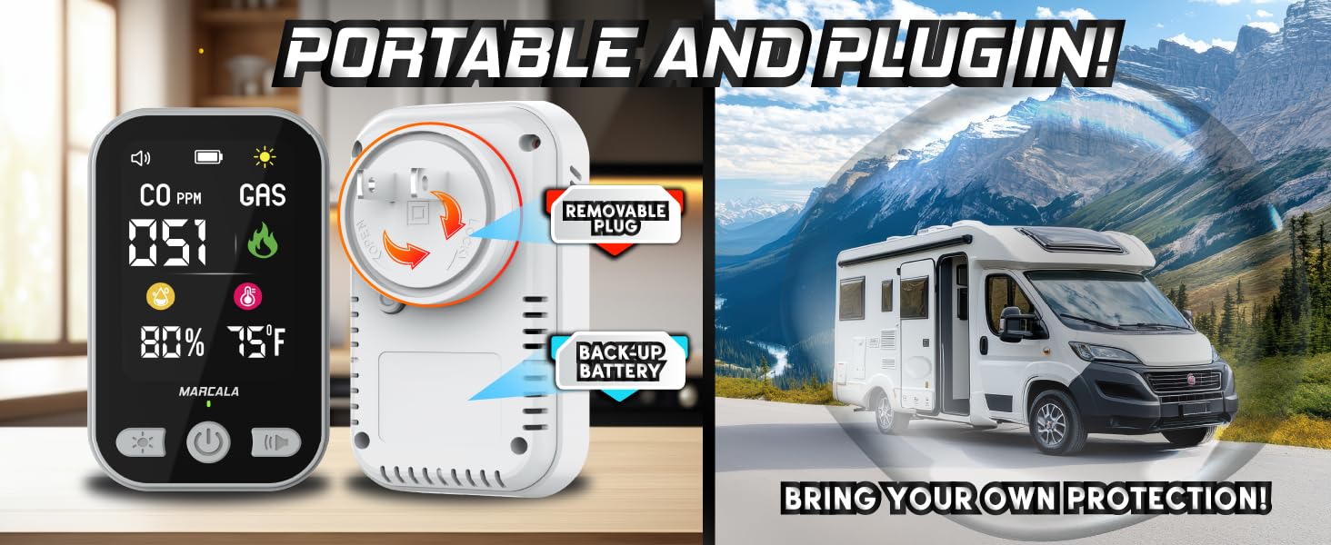 carbon monoxide sensor and smoke alarm