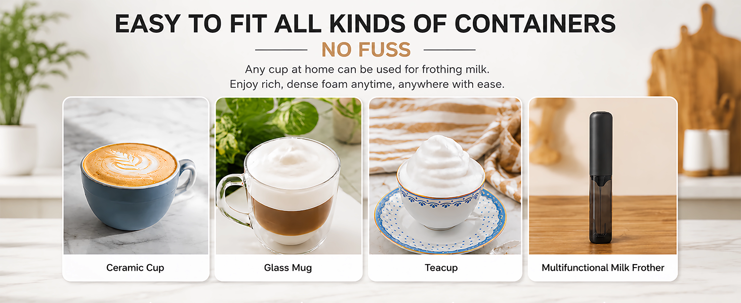 Rechargeable Milk Frother
