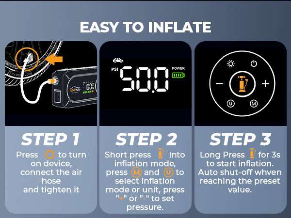 battery jumper starter portable car jumper starter portable with air compressor jump box starter