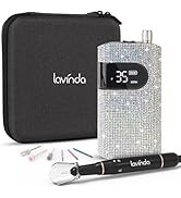 Professional Rechargeable Nail Drill Machine, Lavinda Diamond 35000RPM Electric Nail File Cordles...