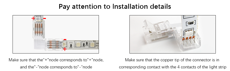 4Pin RGB LED Light Strip Connectors