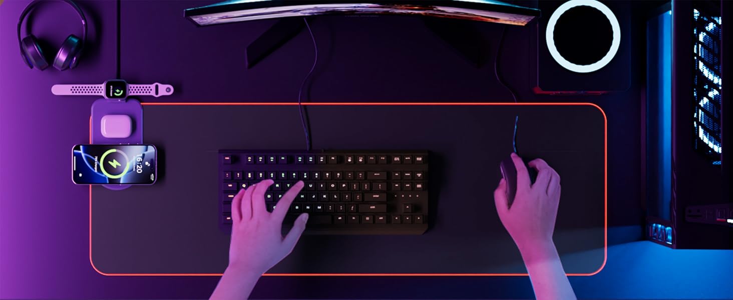 Wireless Charging Mouse Pad