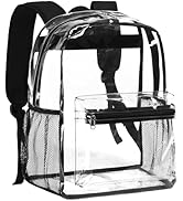 Vorspack Heavy Duty Clear Backpack - Large Clear Backpacks for School See Through Backpack for Bo...
