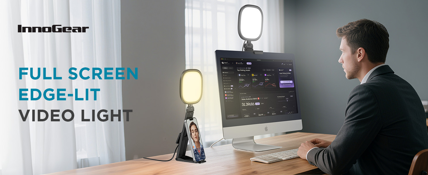 video conference light