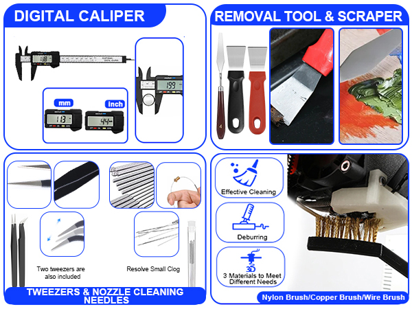 158 PCS 3D Printing Tool Kit