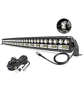 54 Inch Curved LED Light Bar, Auto Power Plus 702W Dual Row Driving Light Bar with Wiring Harness...