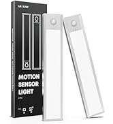 LROLTEF Under Cabinet Lighting, 52 LED Rechargeable Under Cabinet Lights Wireless, 2200mAh Closet...