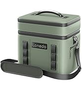 Lanedo Lisa Lunch Soft Cooler 20 Can, Insulated Bag Portable Ice Chest Box for Lunch, Beach, Drin...