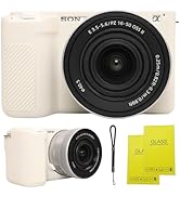 Camera Case for Sony ZV-E10 II/ZV-E10M2 Digital Camera,ZV-E10 II Soft Silicone Protective Bag,Ant...