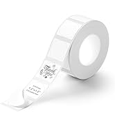 NIIMBOT Label Tape for B1/B21/B3S, 1.2" X 1.2" (31x31mm) Round, Thermal Label Sticker for Logo/Ca...