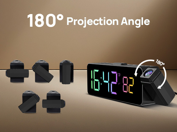 projection clock