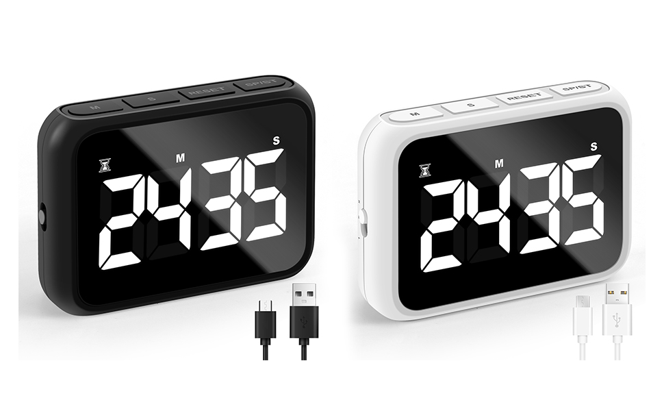Digital timer kitchen timer White and Black colour option