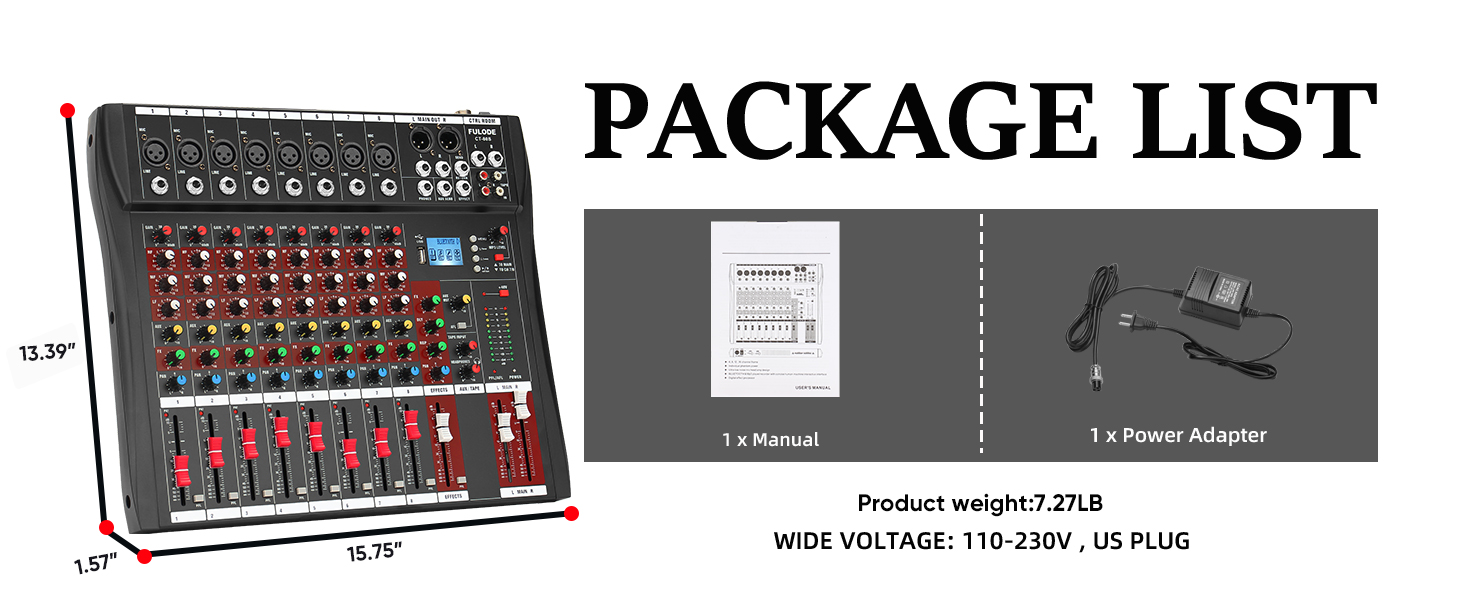PACKAGE LIST