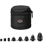 BPAULL Camera Lens Case - DSLR Camera Lens Bag Fits Canon EF 28mm, 24mm, 35mm, 50mm Lenses &amp; More