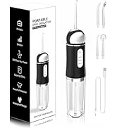 Water-Flosser-Cordless-Teeth-Cleaner Somall Water Dental Flosser with 3 Modes 4 Jets Rechargeable...