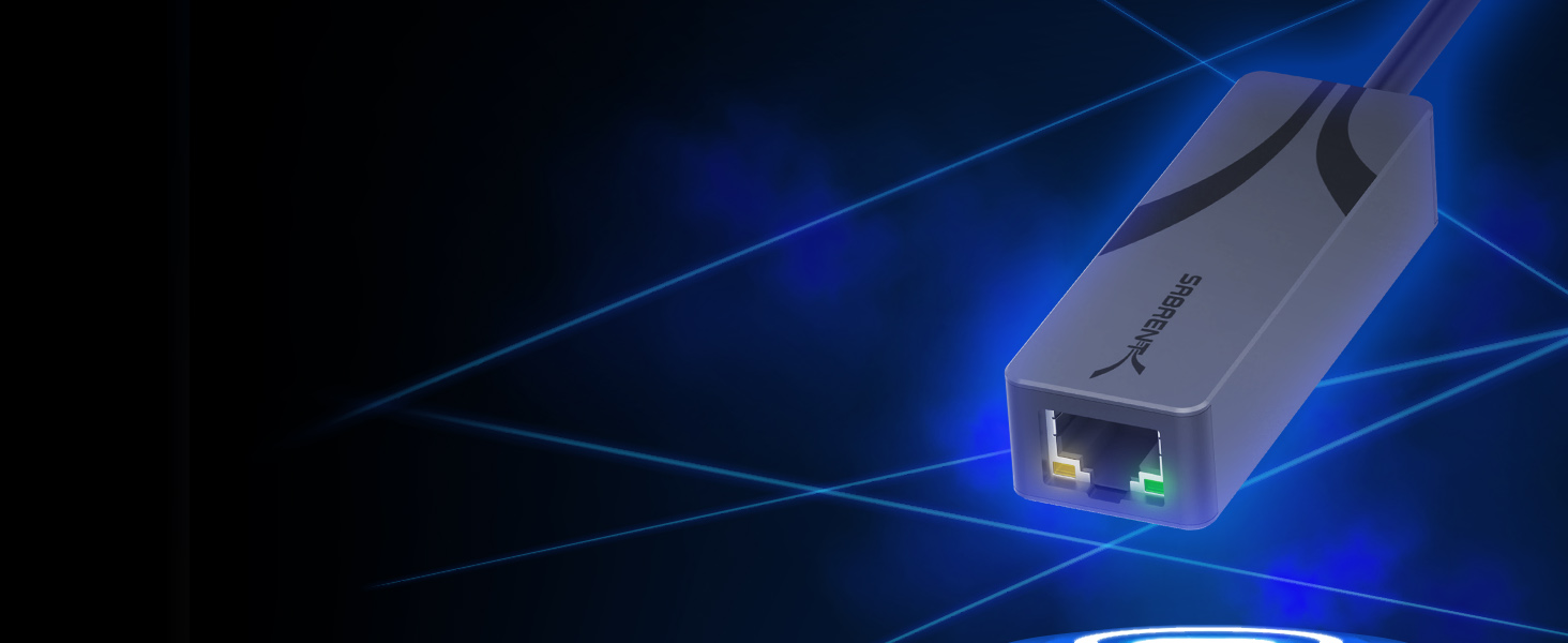 SABRENT Realtek-Powered 2.5G Ethernet Port Close-up View