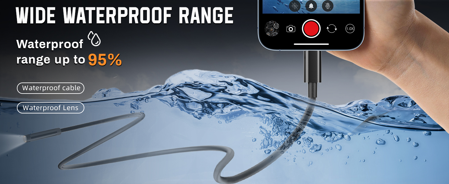 Borescope Camera with Light