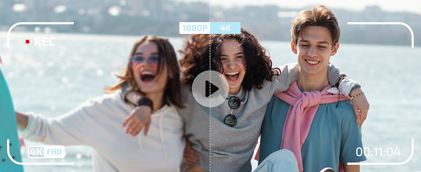 fhd 4k video camera vlog camera