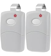 2X for Multicode Linear 308911, 10 dip Switch Gate Opener Remote 300MHz, Multi Code Garage Door O...