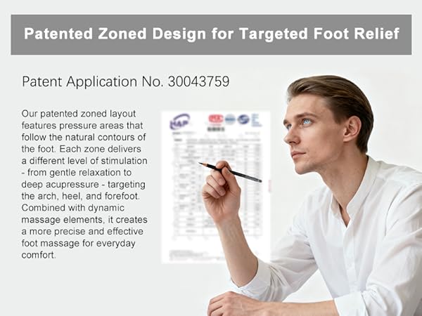 foot acupuncture pressure point standing mat for Reflexology Circulation Neuropathy Pain