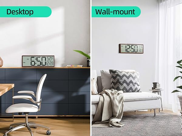 digital wall clock