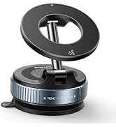 Lamicall Car Phone Holder - [70 LBS Strongest Suction] for Magsafe Car Mount, 360° Suction Cup Ph...