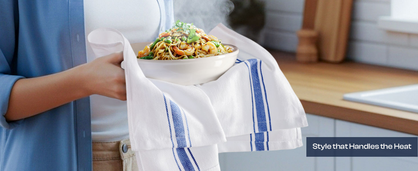 100% cotton tea towels for kitchen cleaning