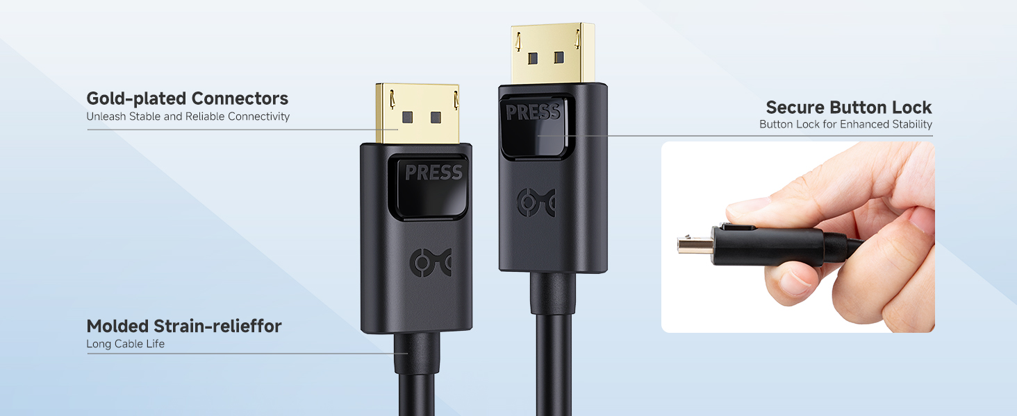 DisplayPort to DisplayPort Cable