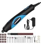 PHIRAH 18V Mini Rotary Tool Kit, 5 Variable Speed Corded Rotary Tool with 70 Accessories, Multi-P...