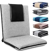 FASTMOMENT Floor Chair with Water Repellent Fabric 14-Position Adjustable Floor Chair with Back S...