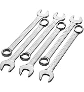 Jetech 26mm Combination Wrench (6 Pack) - Industrial Grade Spanners with 12-Point Design, 15-Degr...
