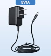 ANLINK UL Listed 5V 1A Power Supply Adapter, AC 100V-240V to DC 5 Volt 1Amp 0.5A 5W 6ft Long Repl...