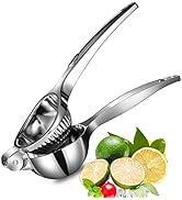 Premium Lemon Squeezer, TEZZ Large Heavy Duty Handhelp Juicer for Lemon, Stainless Steel Hand Pre...