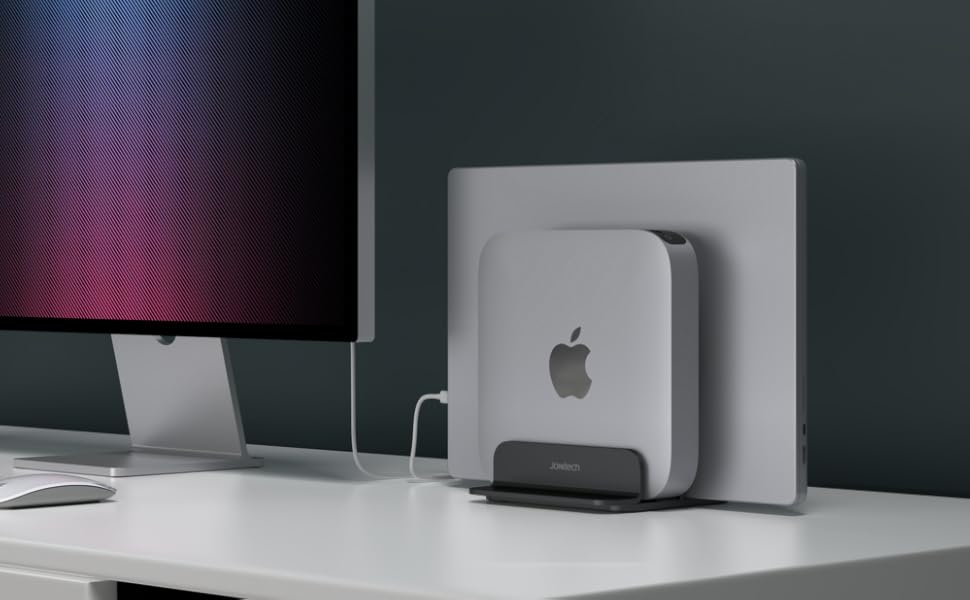 black vertical laptop stand