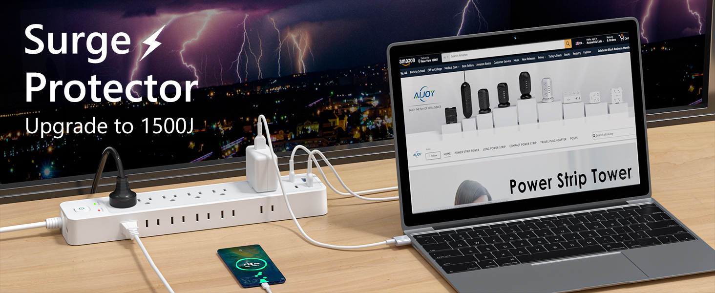 power strip surge protector