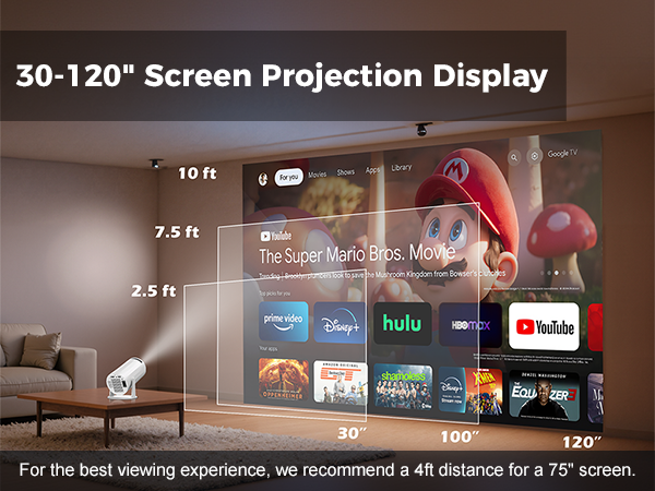 Mini Projector with WiFi and Bluetooth