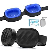 Fismool Eye Mask for Dry Eyes – 100% Blackout Dry Eye Mask, Moisture Goggles &amp; Sleeping Mask for ...