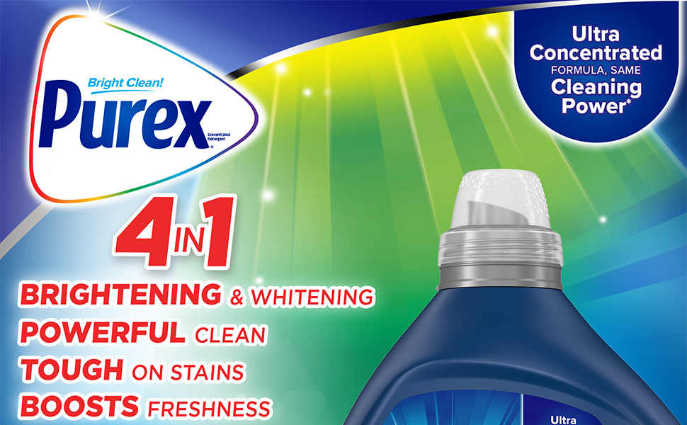 Purex Liquid Laundry Detergent, Ultra Concentrated, Mountain Breeze 82.5 Ounce
