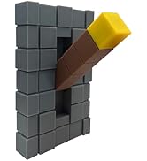 Game Room Light Switch Cover, 1 Toggles Blocks Light Switch Cover, My World Room Decor, 1 Gangs S...