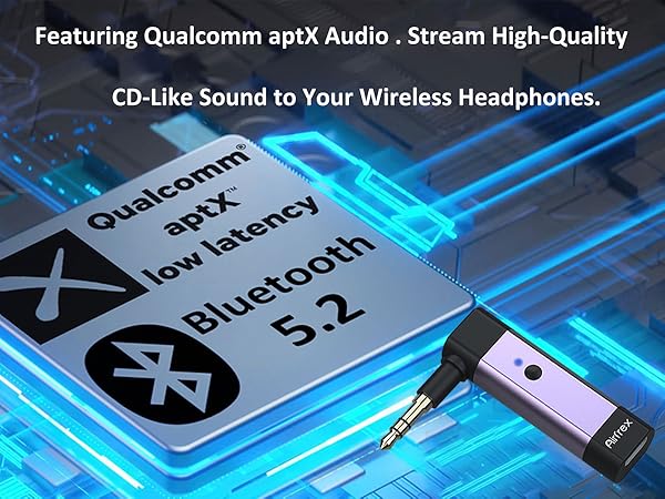 Bluetooth Audio Adapter with APTX HD and APTX Low Latency