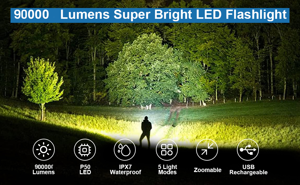 Rechargeable flashlights