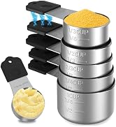 Magnetic Measuring Cups,Stainless Steel Kitchen Aid Cups Measuring set for Liquid &amp; Dry Ingredien...