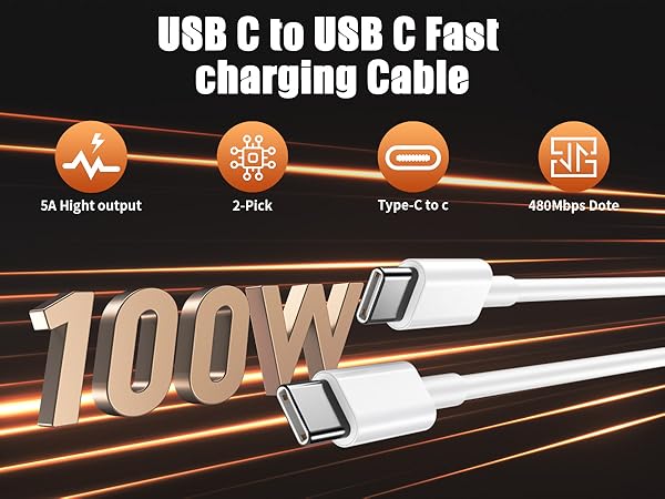 uSB C to uSB c Fast charging cable