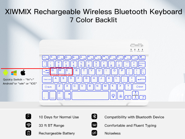keyboard for ipad white