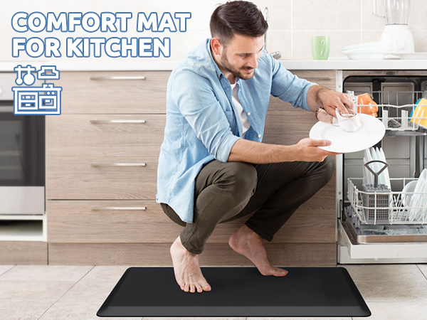 Comfort mat for kitchen