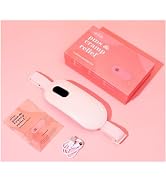 Portable Heating Pad for Period Cramps - Period Cramps Relief Menstrual Heating Pad Vibration Hea...