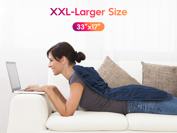 weighted heating pad