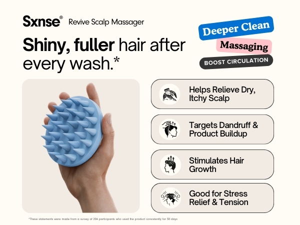Revive Silicone Scalp Massager