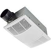 Broan-NuTone BHFLED80 PowerHeat Bathroom Exhaust Fan, Heater, and LED Light Combination, 80 CFM